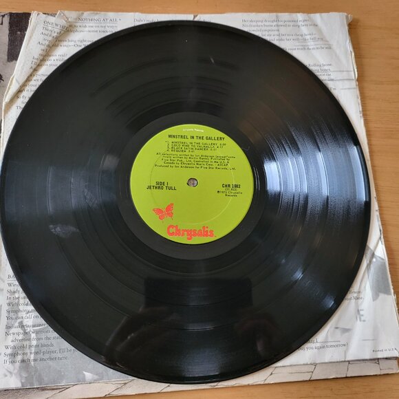 JETHRO TULL Minstrel In The Galley LP Vinyl Record 1975 Chrysalis CHR 1082 LP1 - Picture 3 of 7